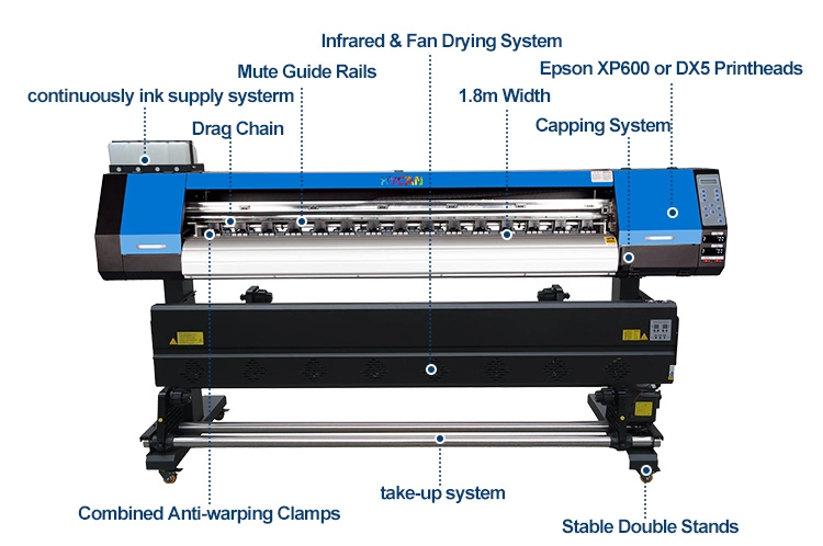Factory Hot Sell Direct Sale 180cm 6FT Sublimation Printer