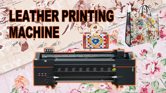 New Digital Double Dx5 Printhead Printing Machine Faux PU Leather Printer